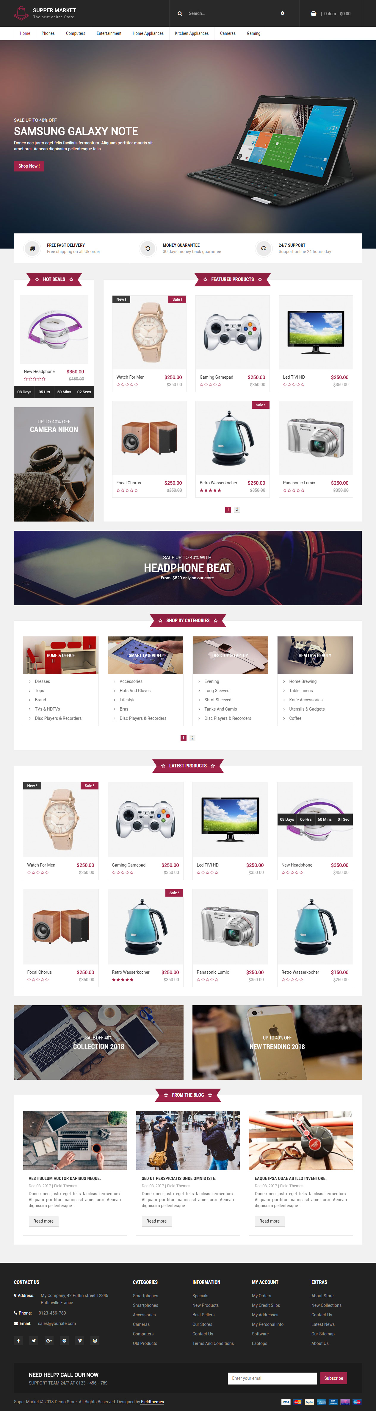 SuperMarket Prestashop Theme