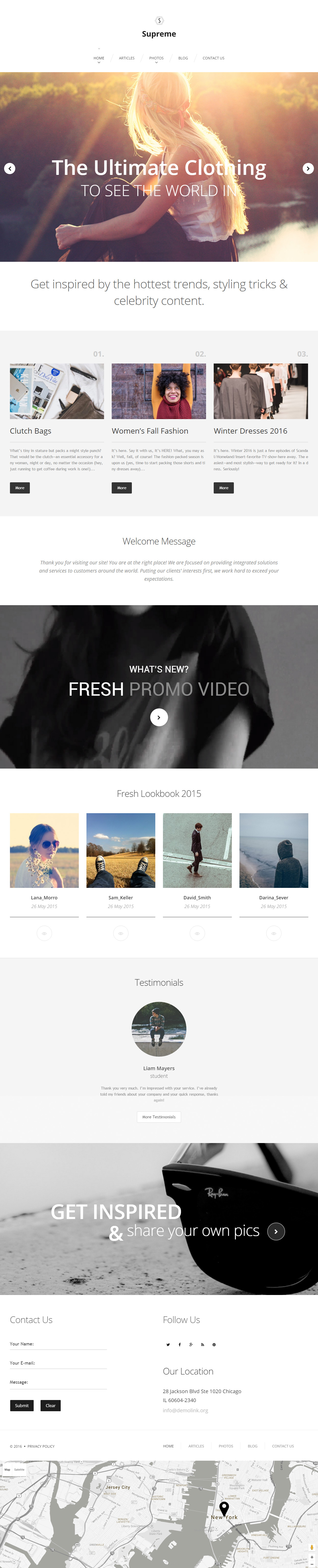 Supreme Best Fashion WordPress Themes
