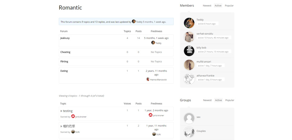Forums