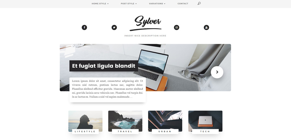 Home page