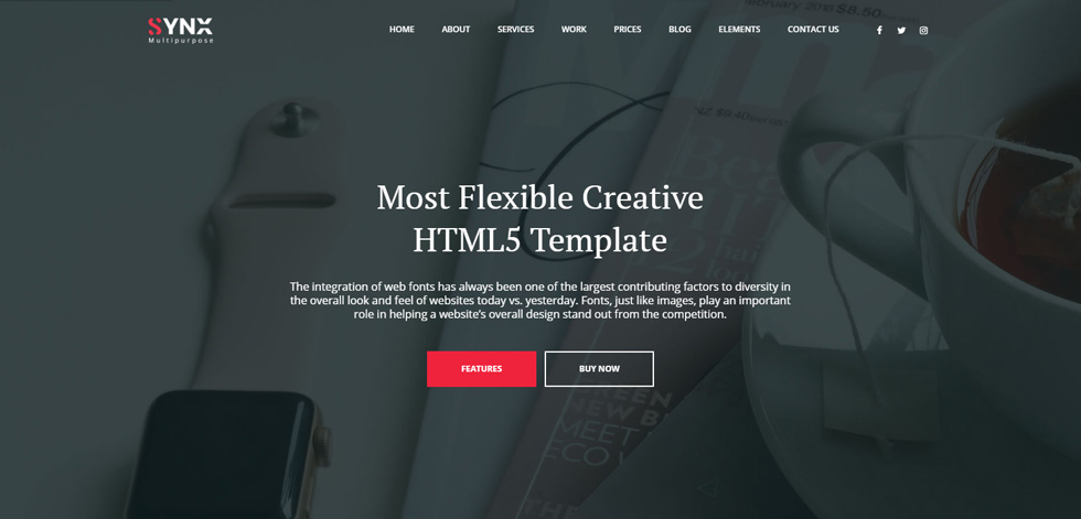 Home page