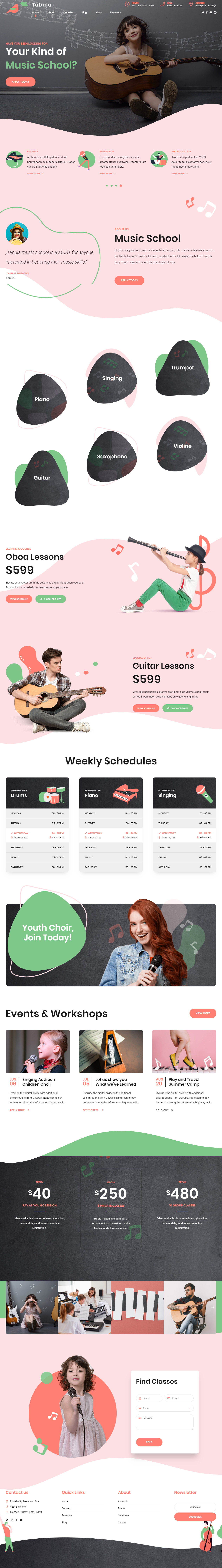 Tabula WordPress e-Learning Theme