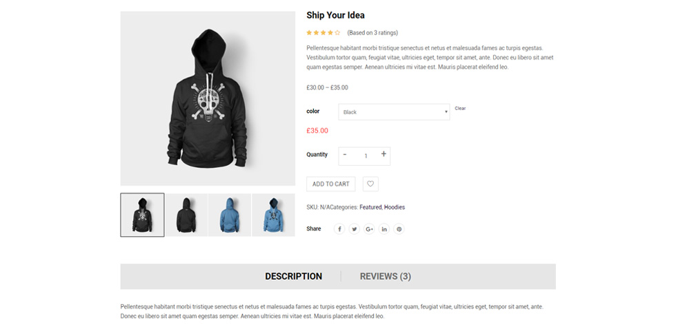 Product page