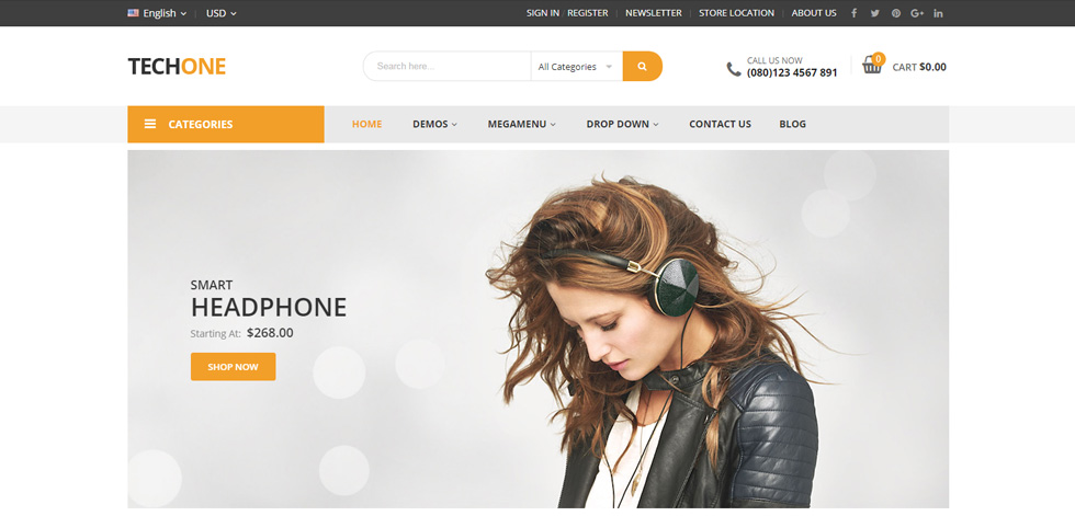 Home page