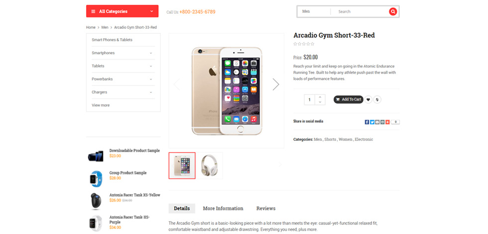 Product page