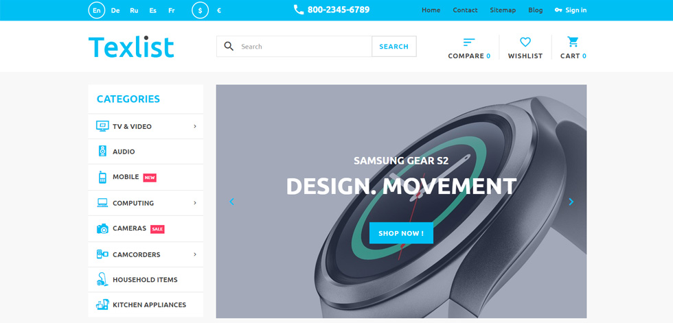 Home page