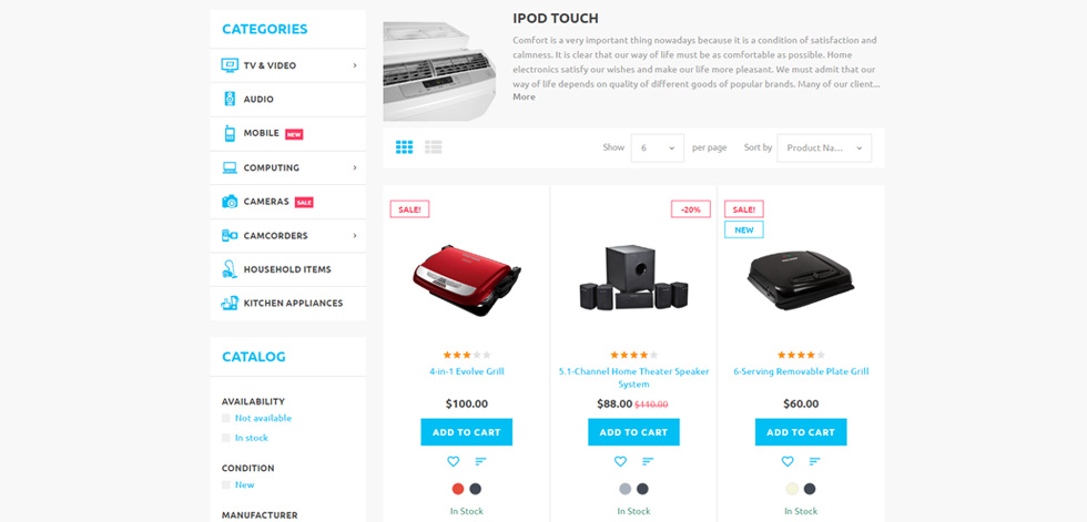 Category page