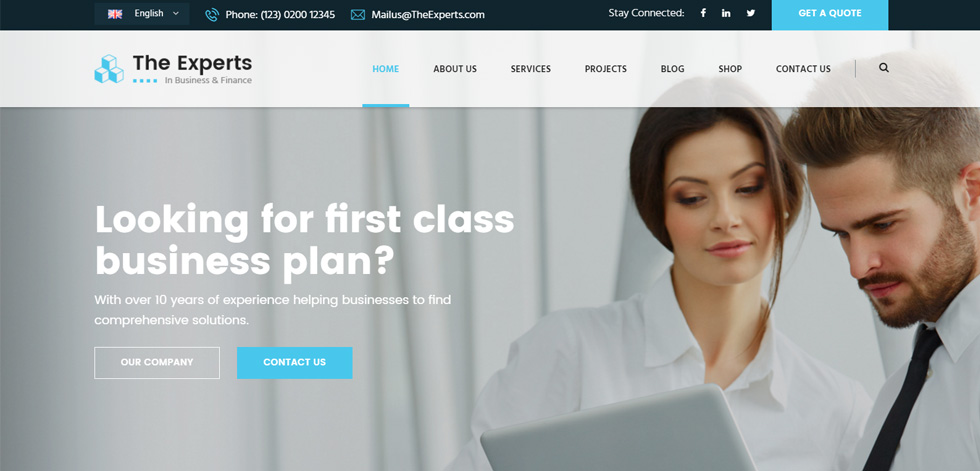 Home page
