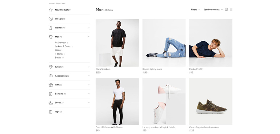 Category page