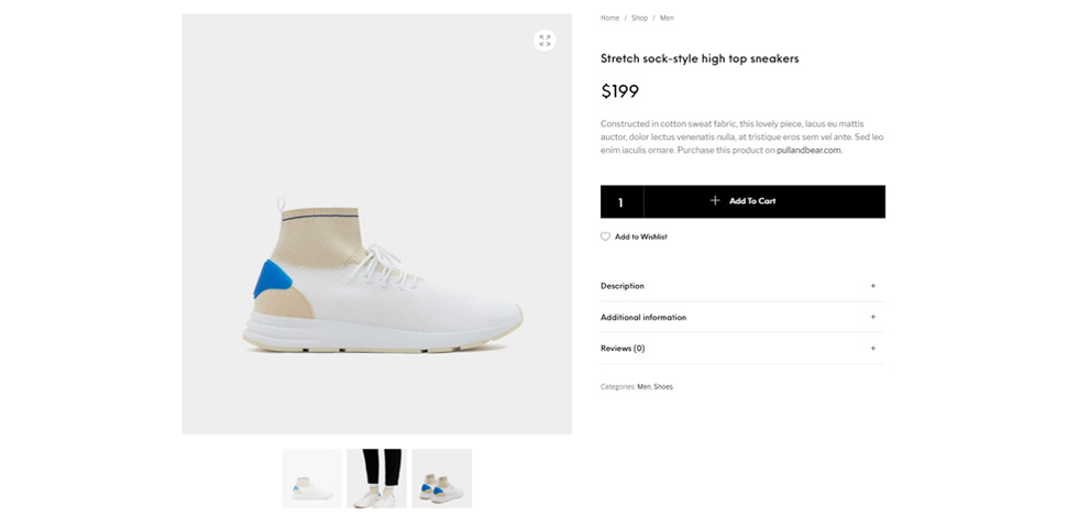 Product page