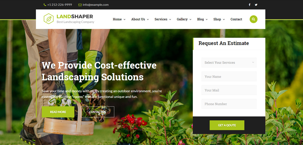 Home page