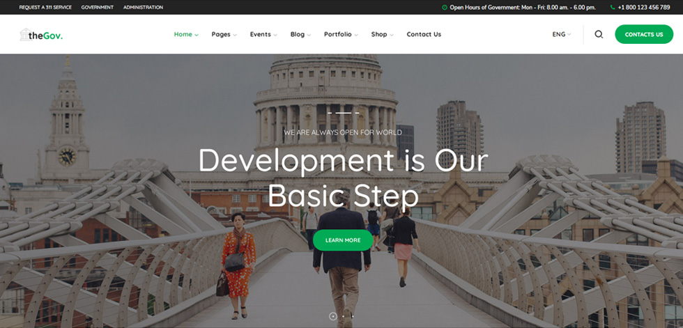 Home page