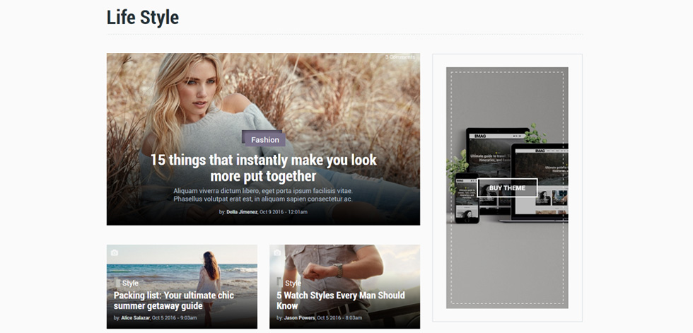 Category page