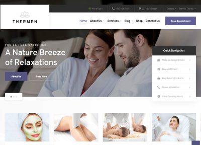 5+ Best Massage Salon WordPress Themes 2021