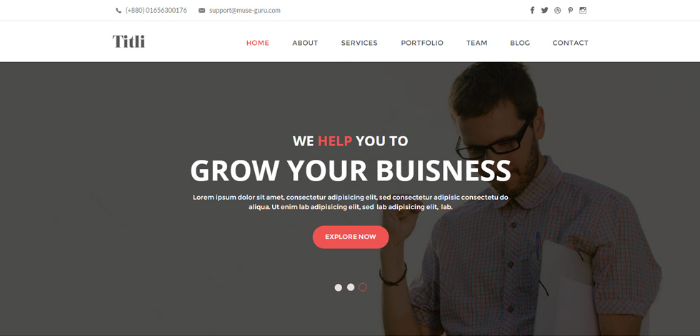 Home page