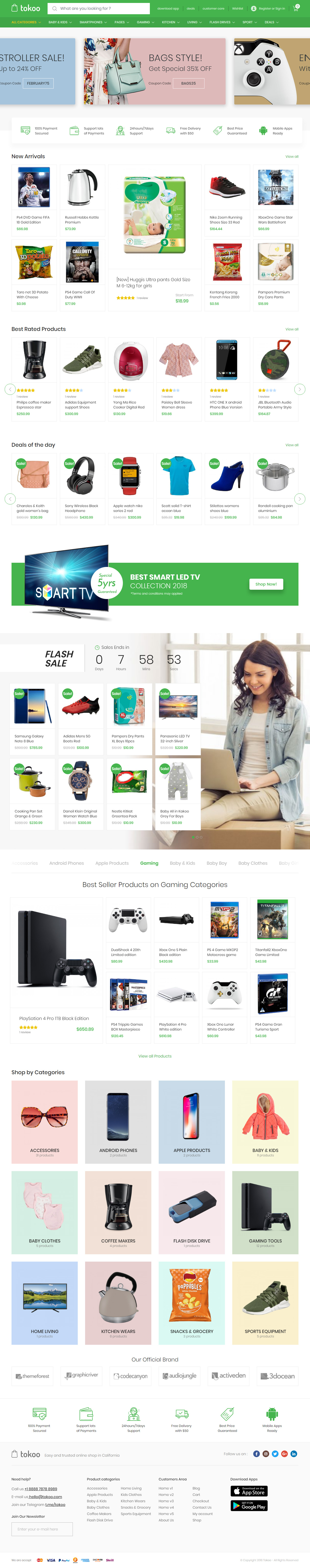 Tokoo WordPress Theme like Amazon