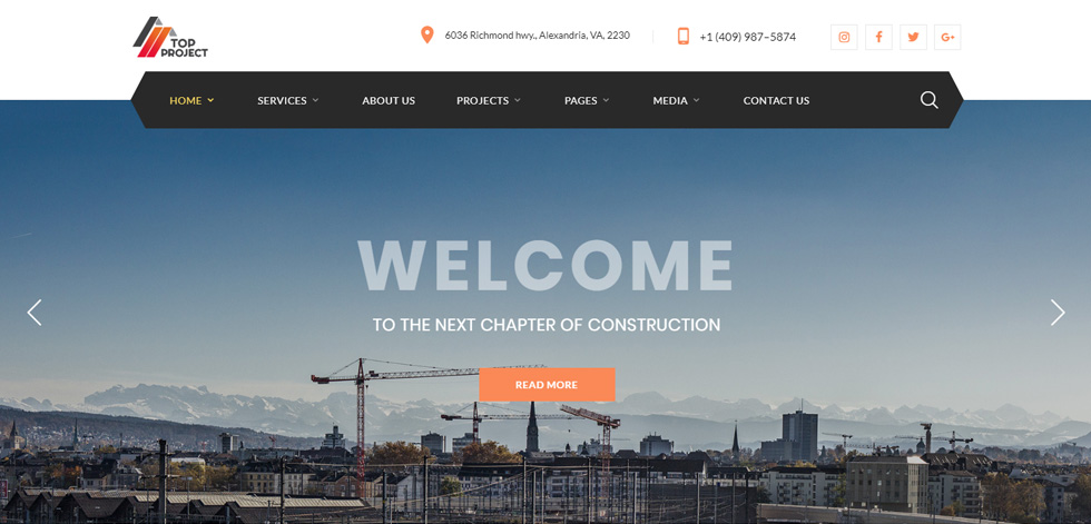 Home page