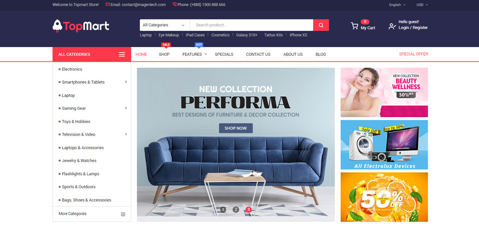 Home page