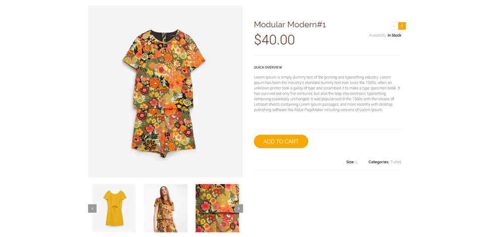 Product page
