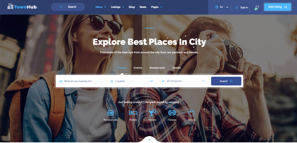 Home page
