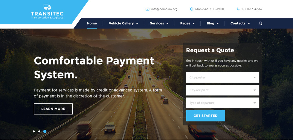 Home page
