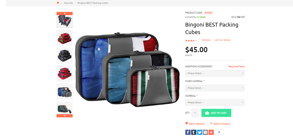Product page