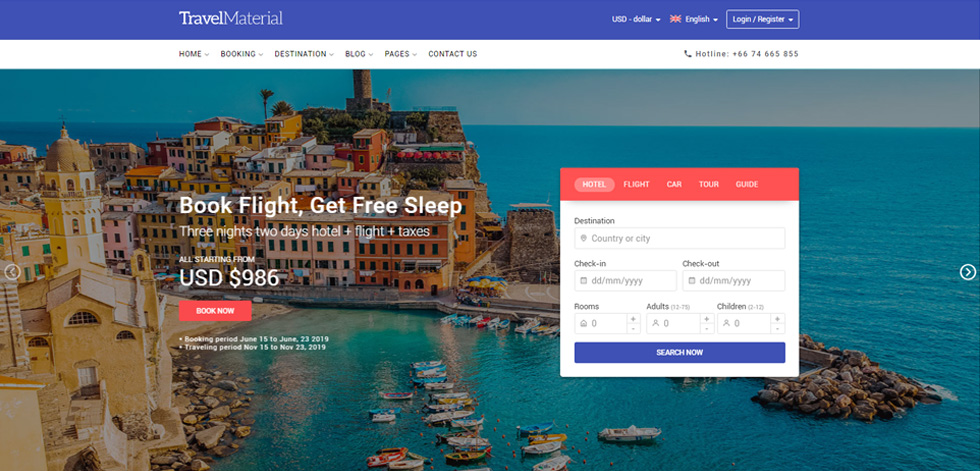 Home page