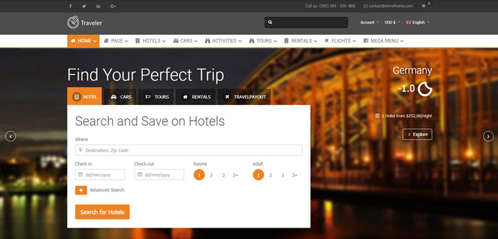 Home page