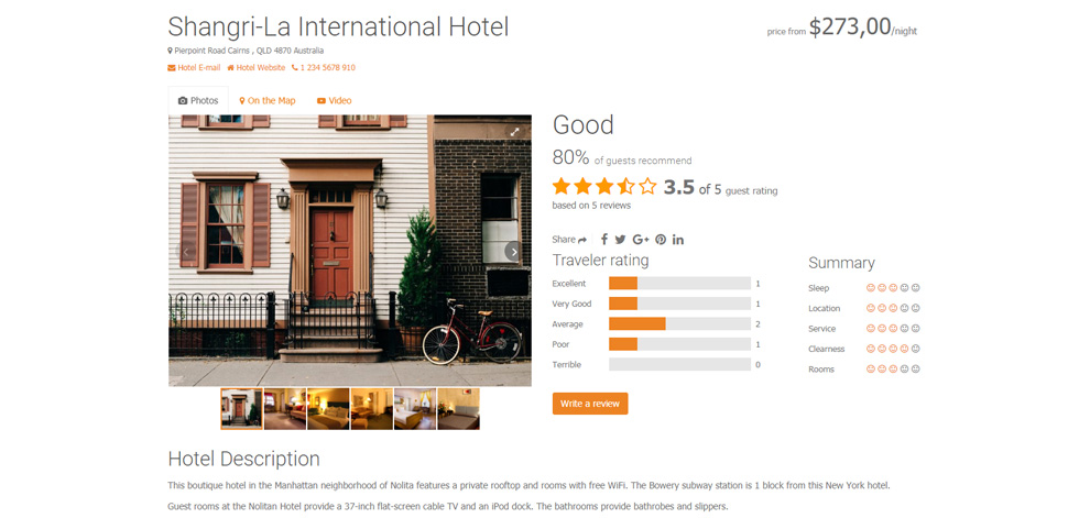 Hotel details