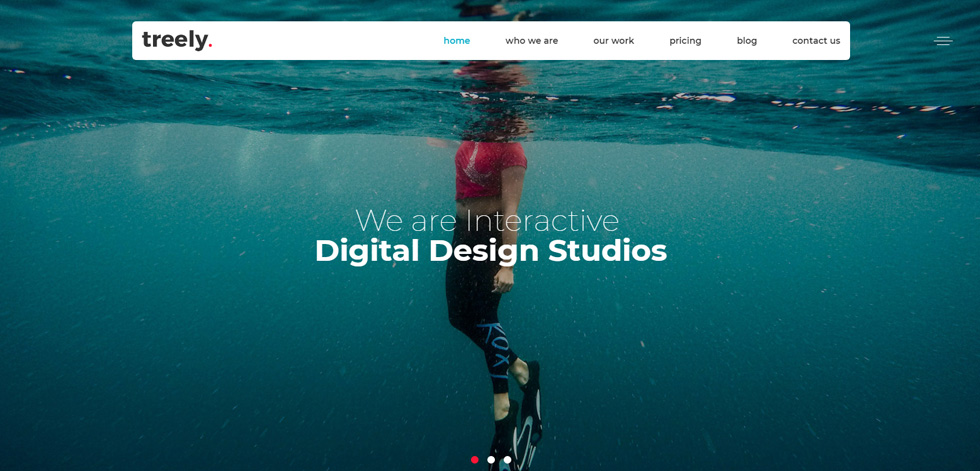 Welcome screen
