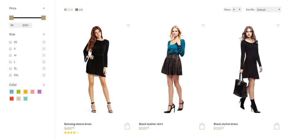 Category page