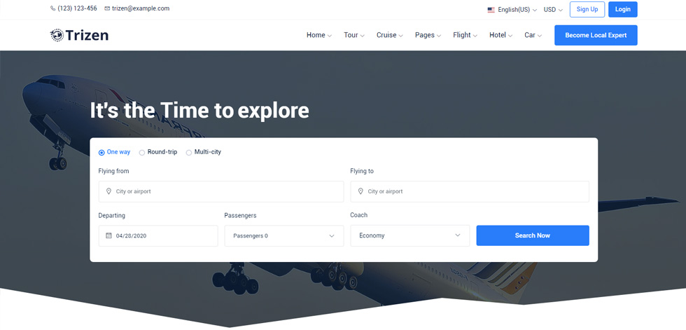 Home page