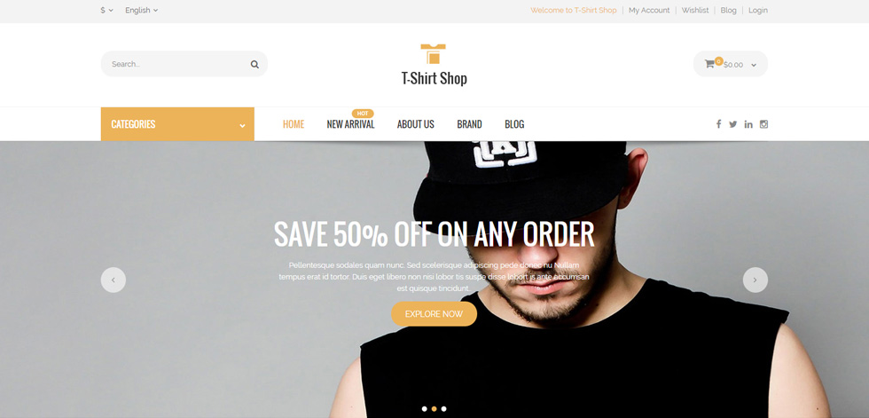 Home page