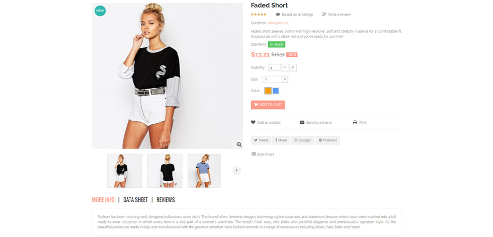Product page