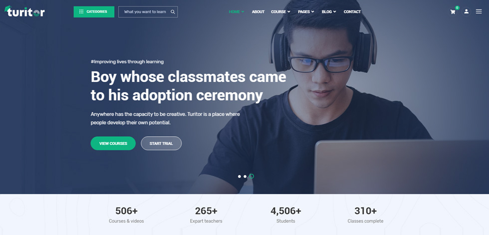 Home page