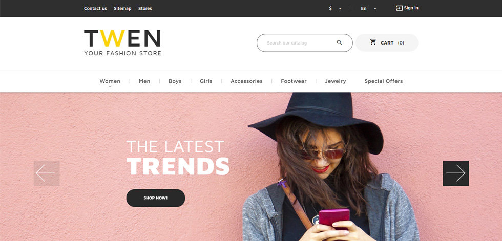 Home page