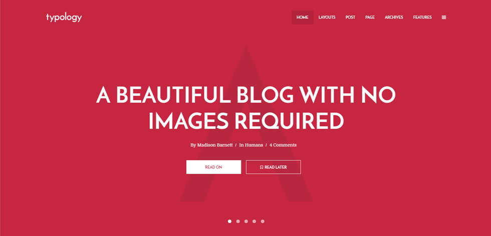 Home page
