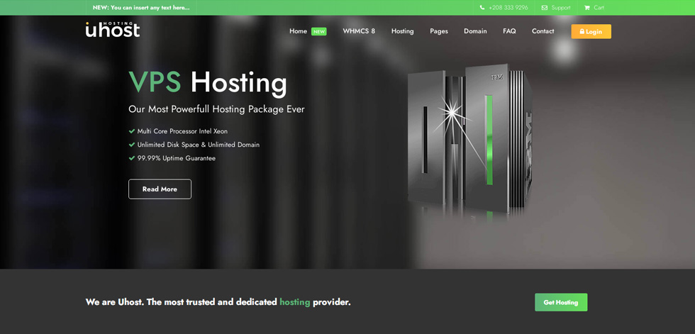 Home page