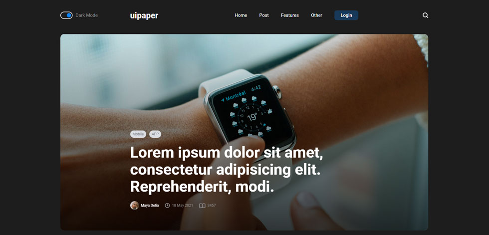 Home page