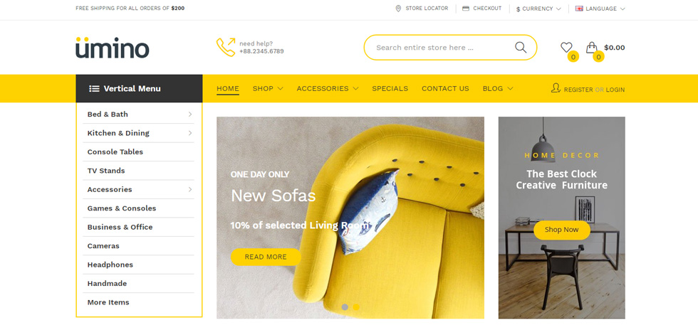 Home page