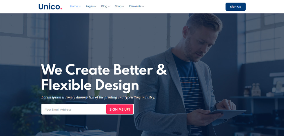 Home page