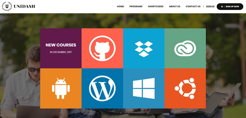 Home page
