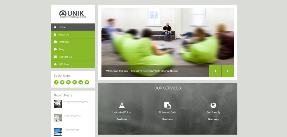 Home page