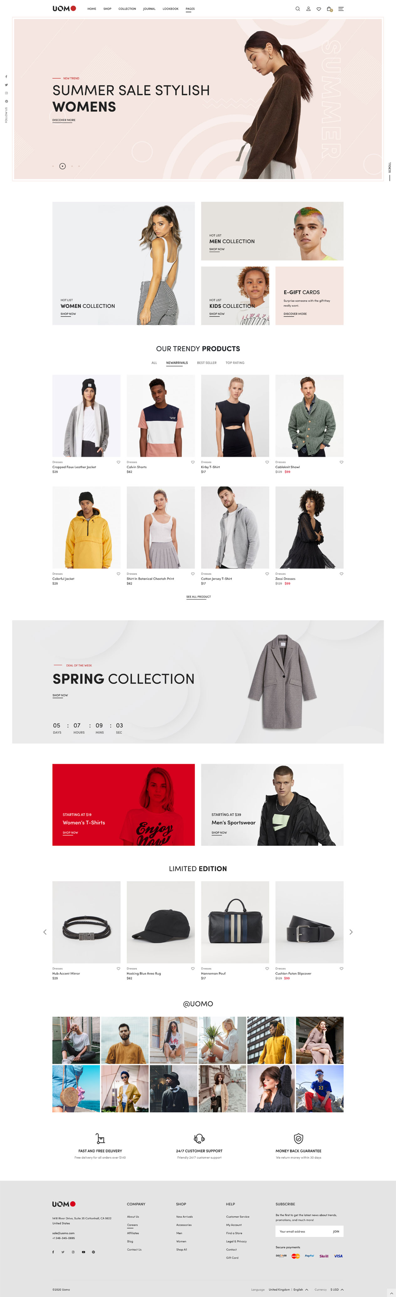 Uomo Figma App Templates