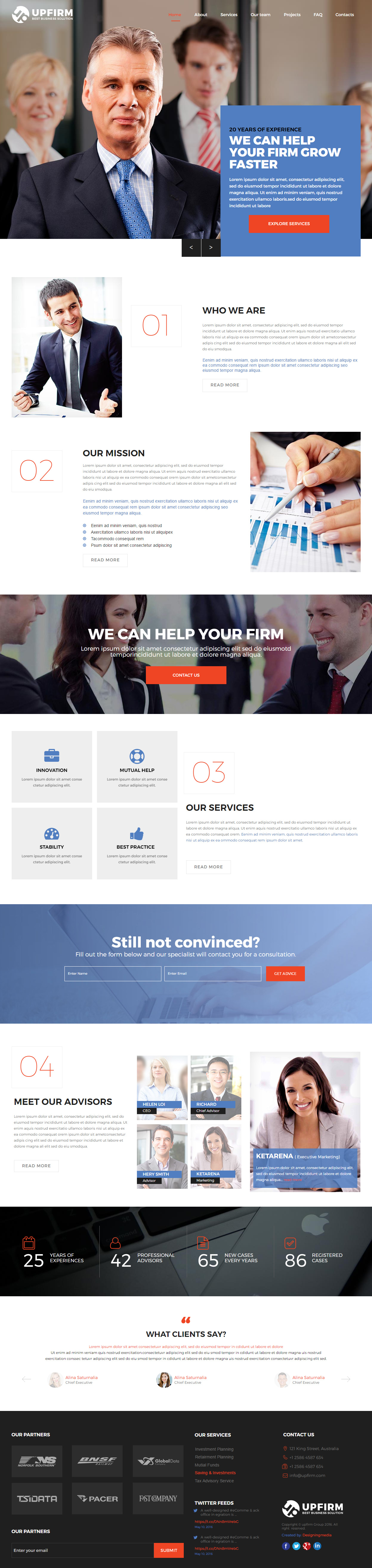 UpFirm Muse Templates Insurance