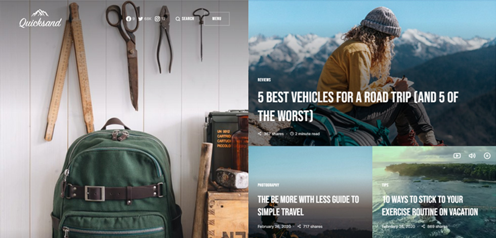 Home page