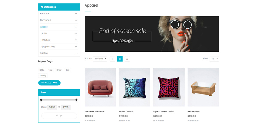 Category page