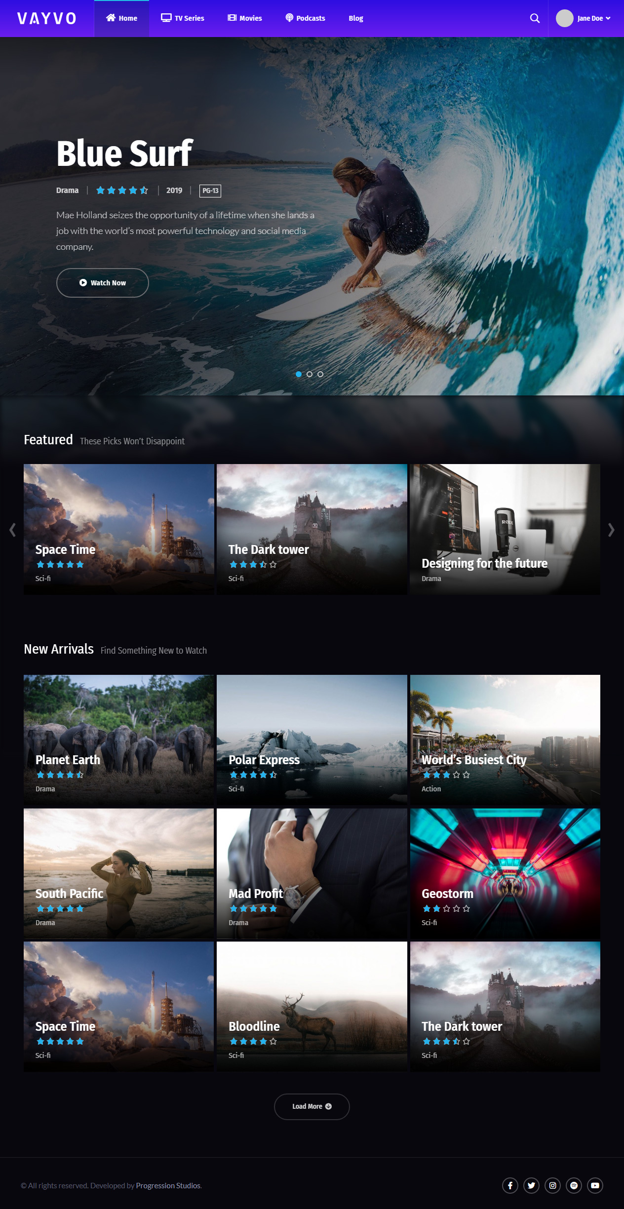 Vayvo Video Streaming WordPress