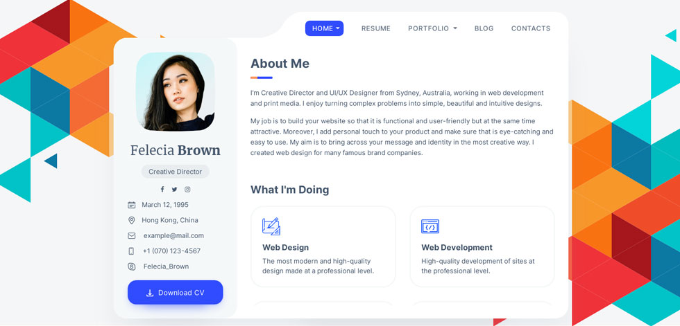 Home page