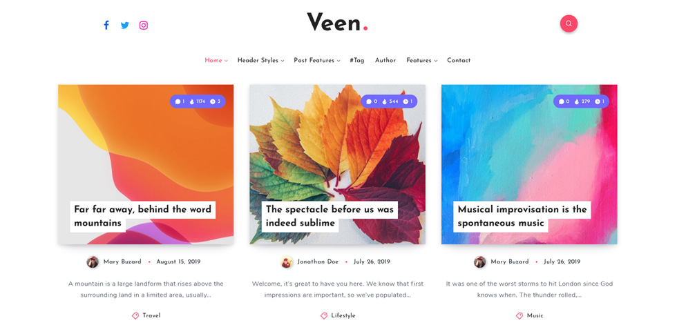 Home page